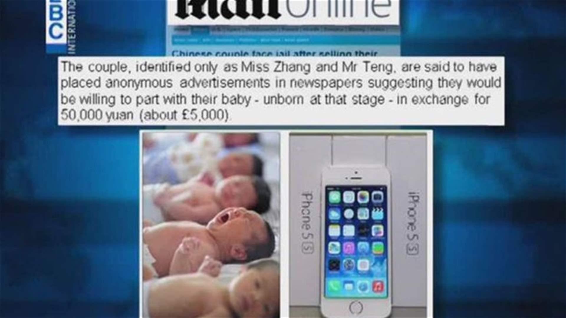 REPORT: Chinese couple sell their daughter for iPhone 