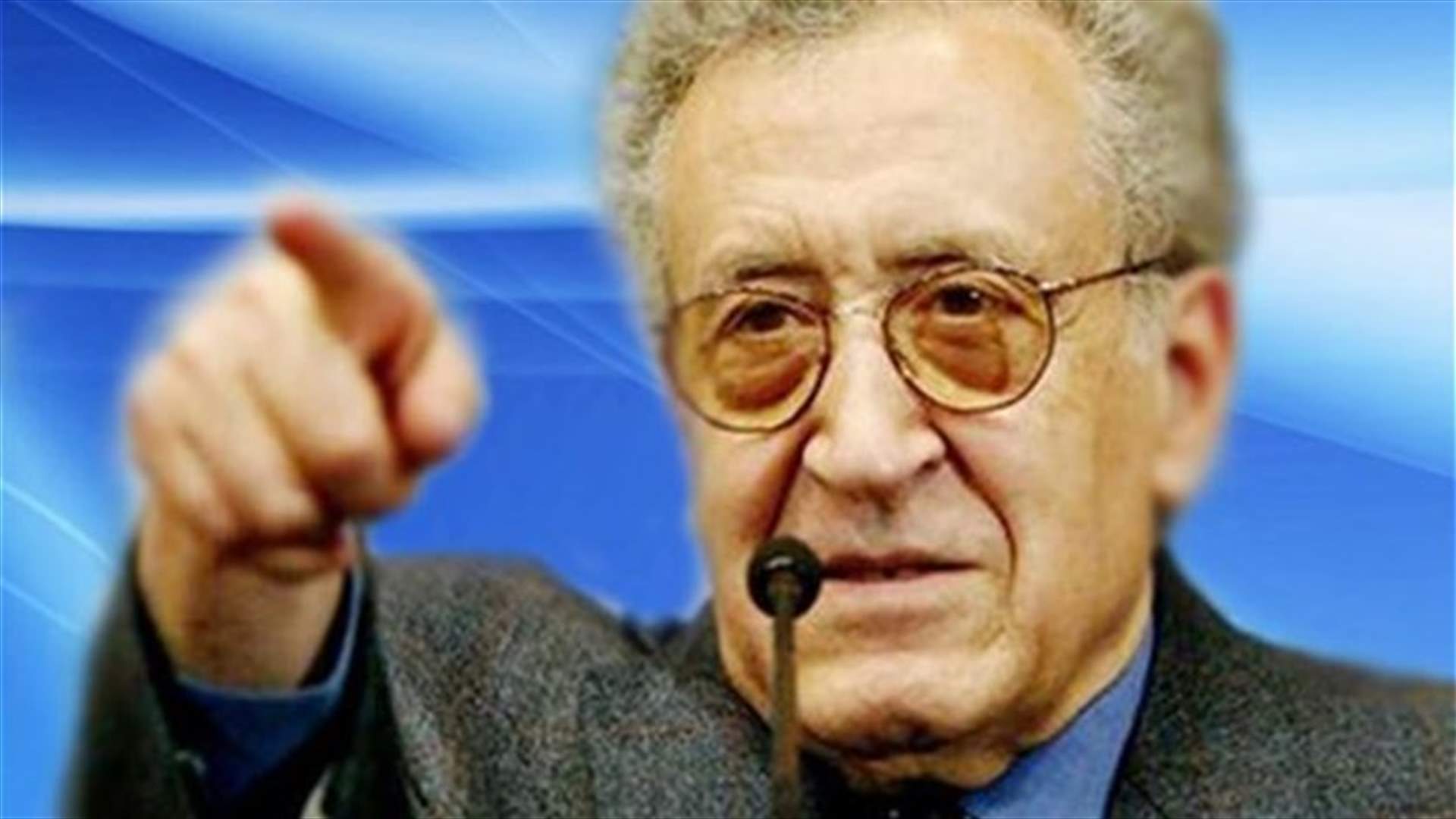 الإبراهيمي يزور بيروت في الأول من تشرين الثاني المقبل