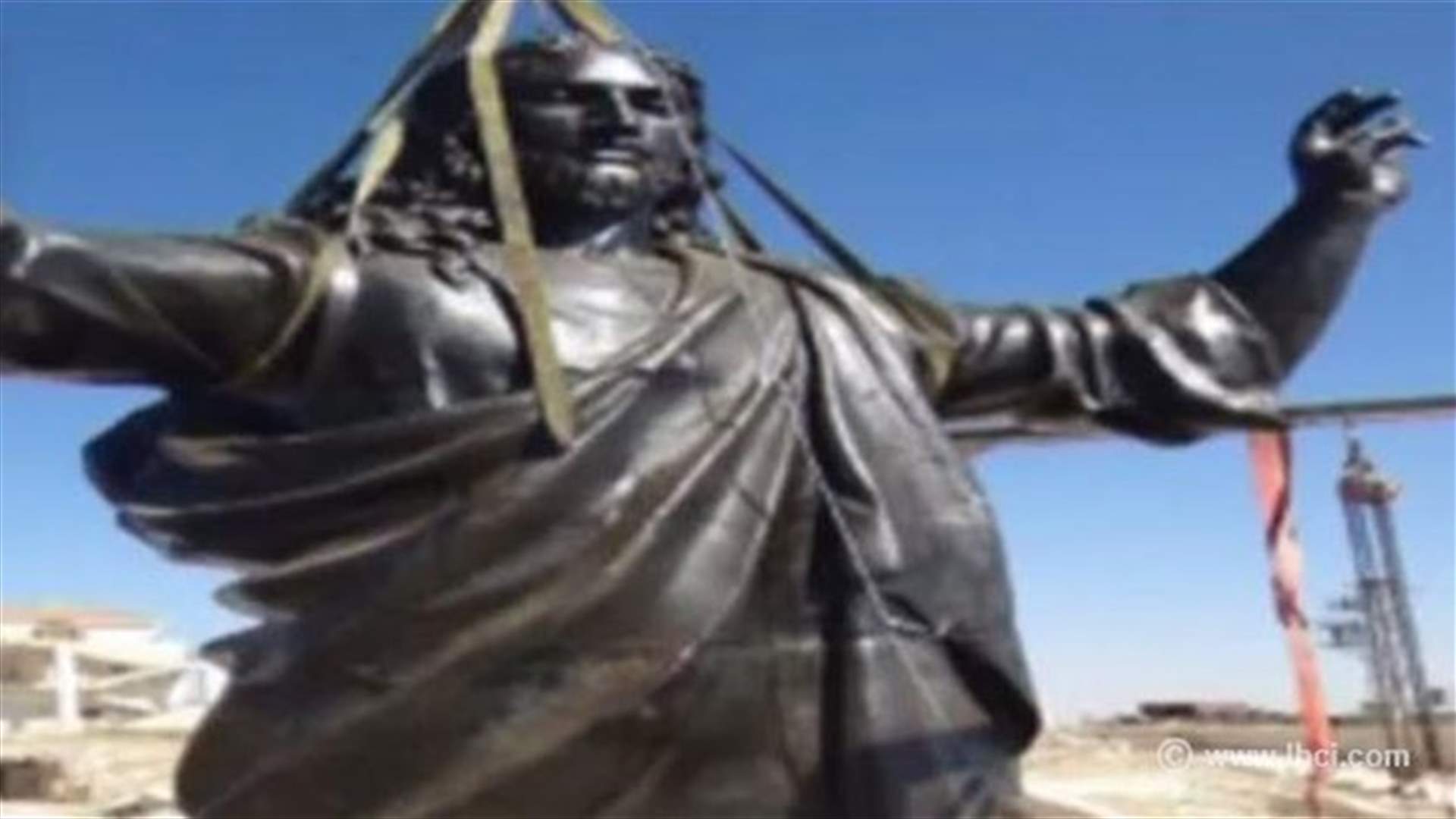 العمليات العسكرية بصيدنايا توقفت من أجل تمثالٍ للسيد المسيح 