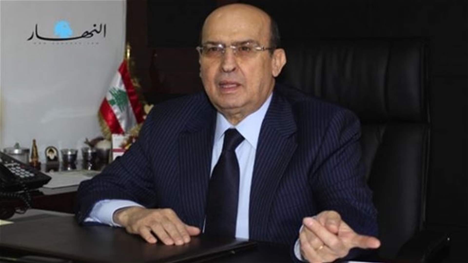 الخوري: سليمان لن يكون رئيس تصريف أعمال 
