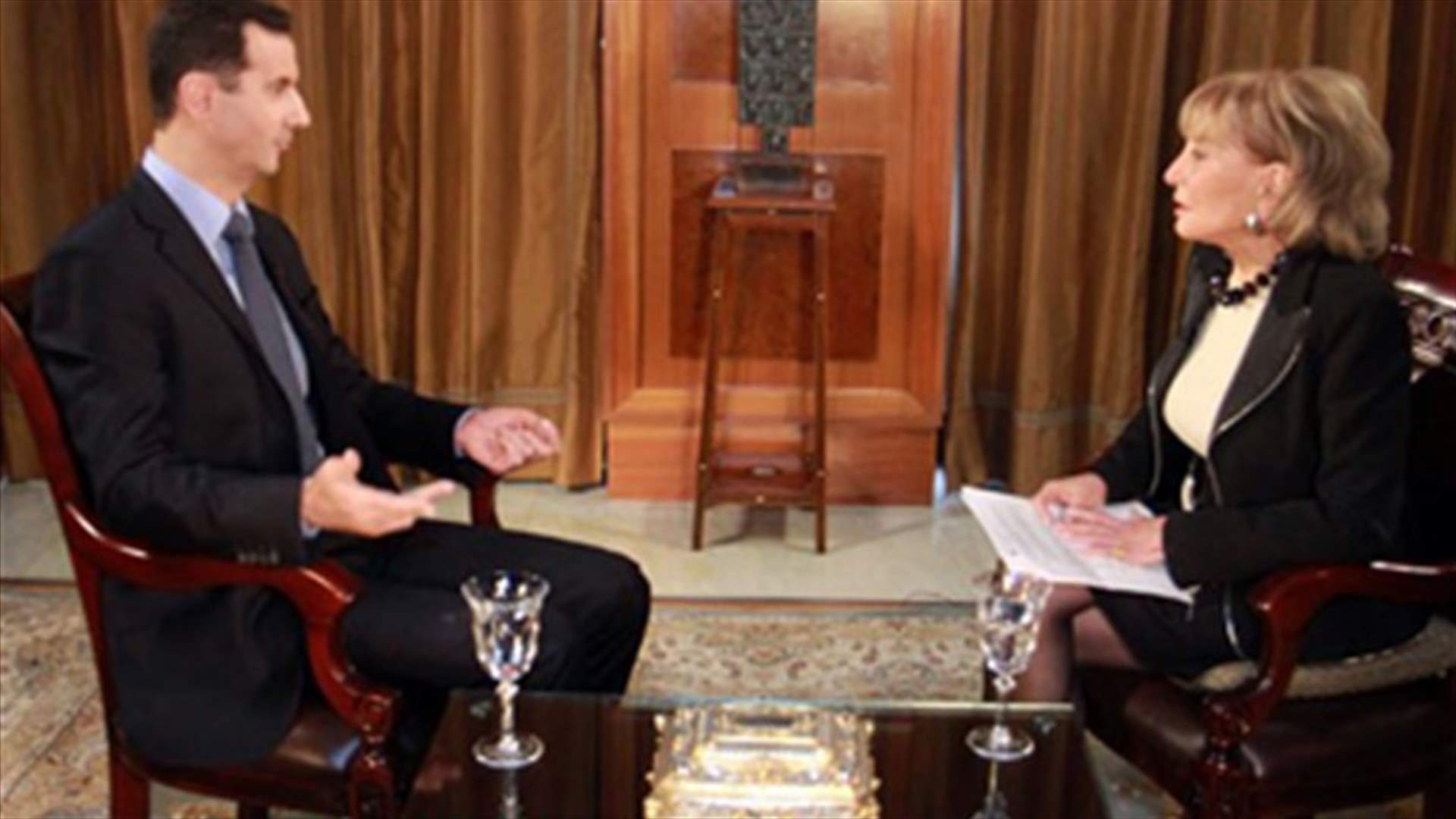 Assad to Barbara Walters: I did not order deadly crackdown 