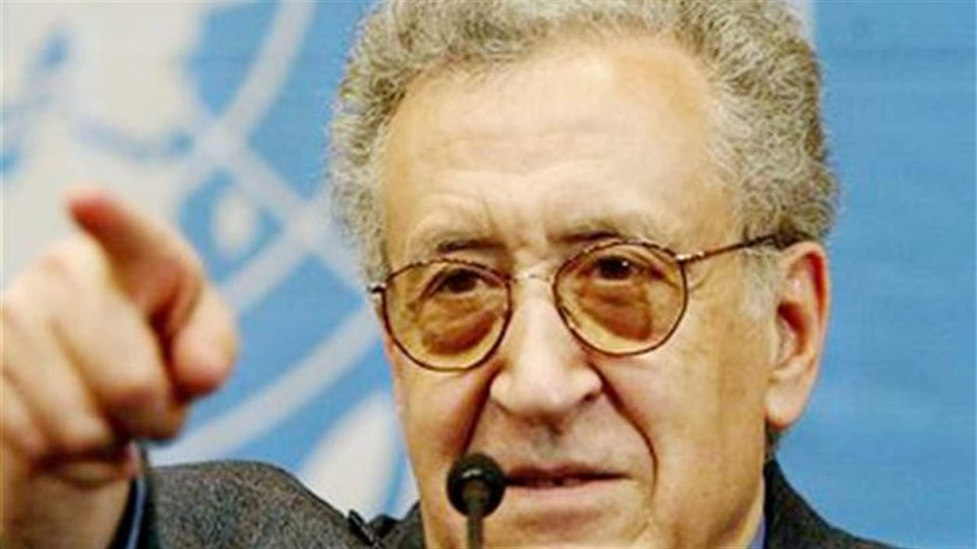 الابراهيمي يصل الى بيروت اليوم