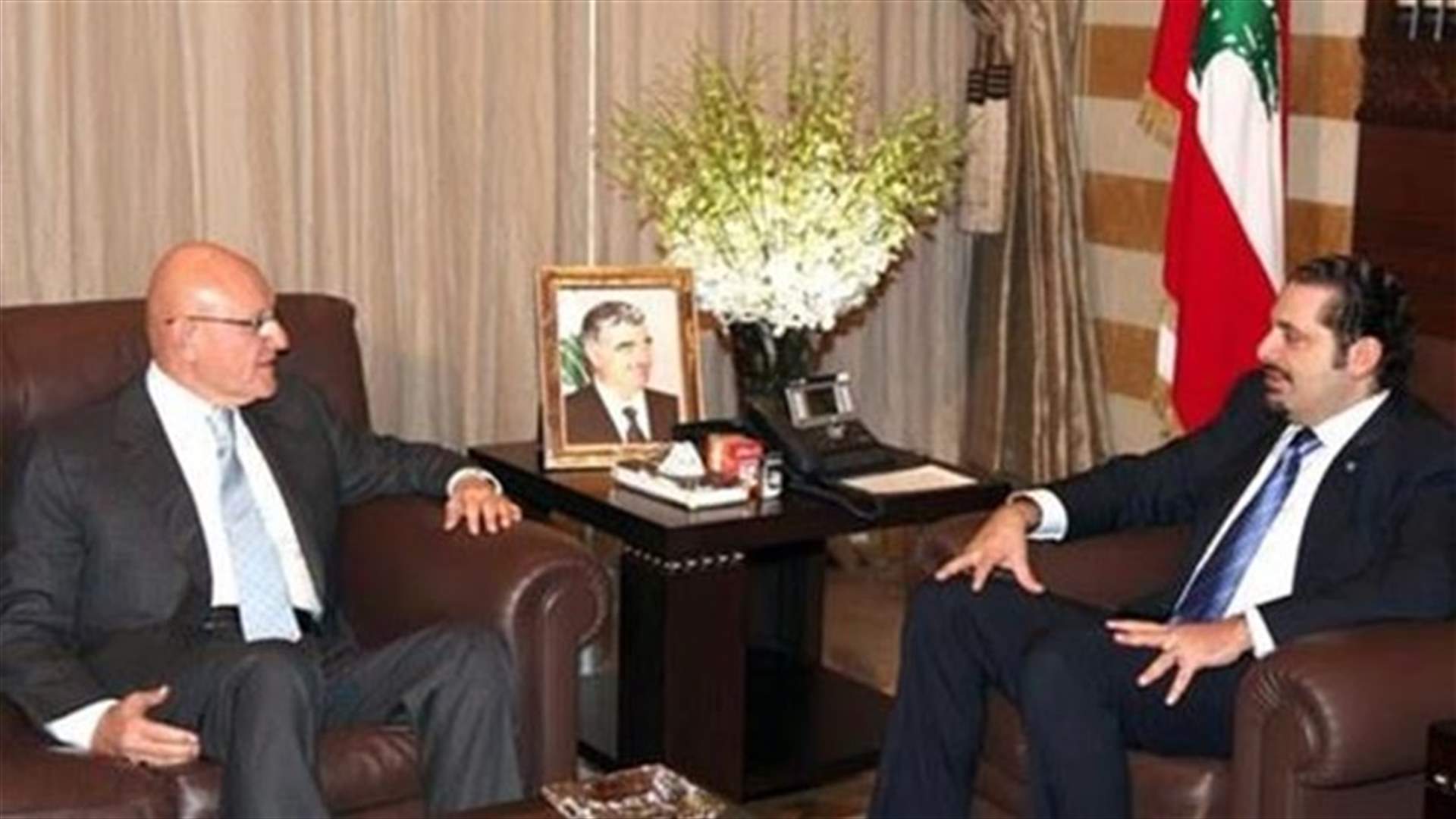 Salam, Hariri meet in Paris, tackle cabinet formation