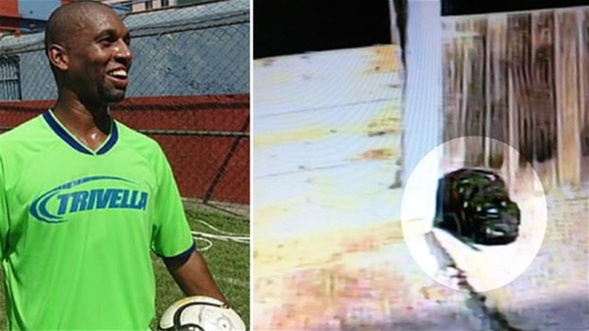 Head of former Brazilian footballer found on wife's doorstep 
