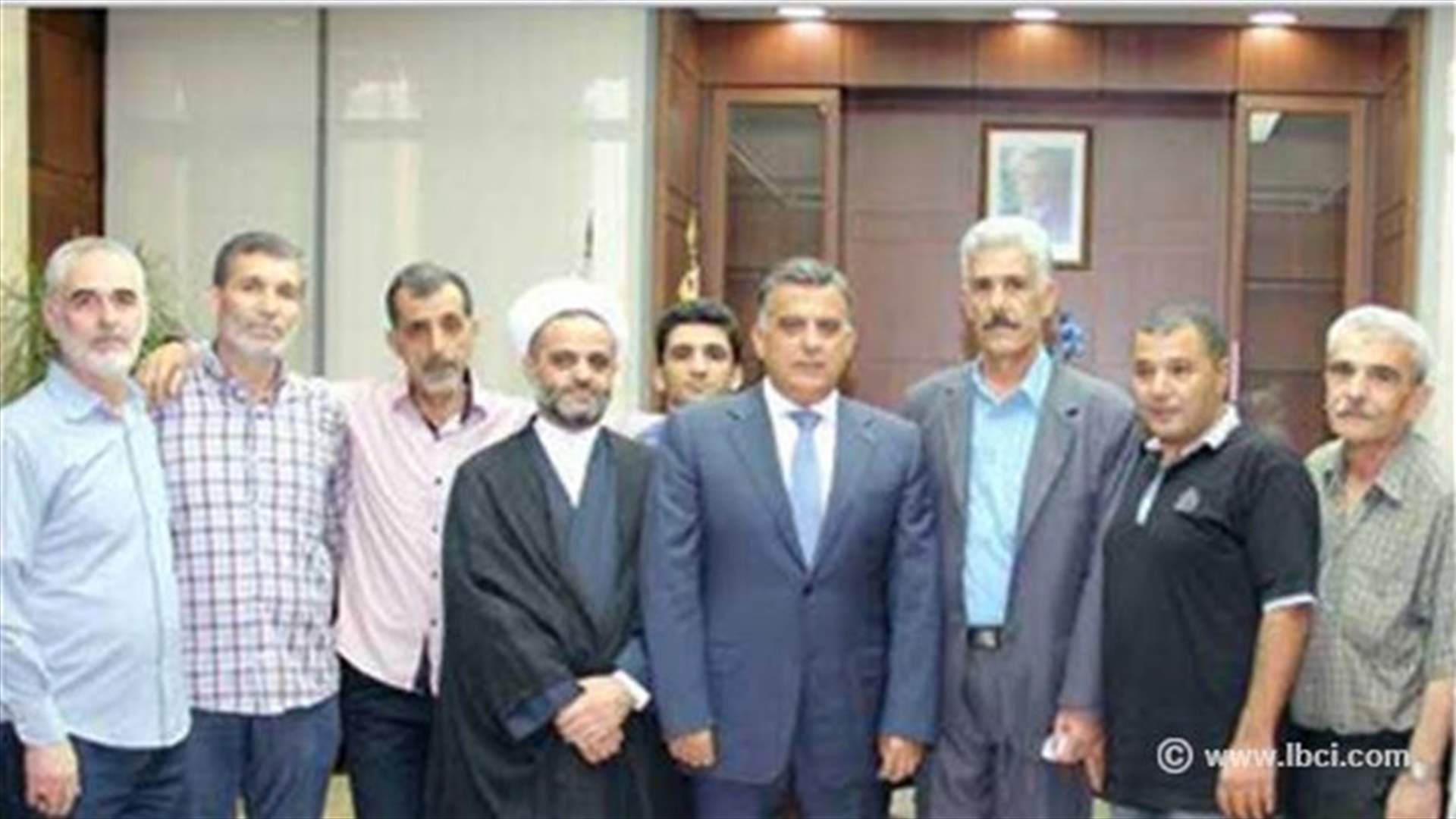 اللواء ابراهيم التقى المحررين من اعزاز
