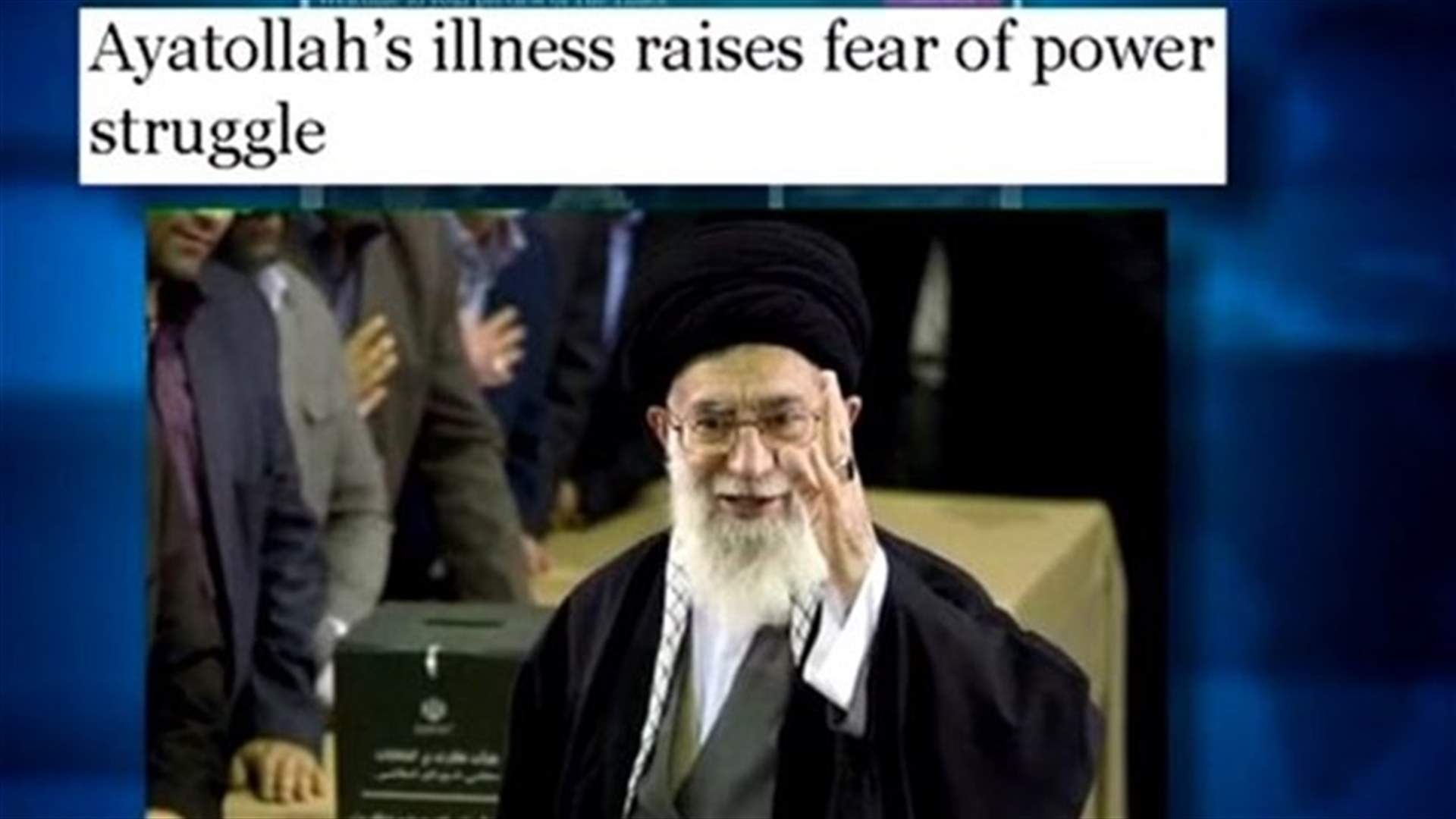 REPORT: Iranian Supreme Leader Khamenei’s health worsening- reports