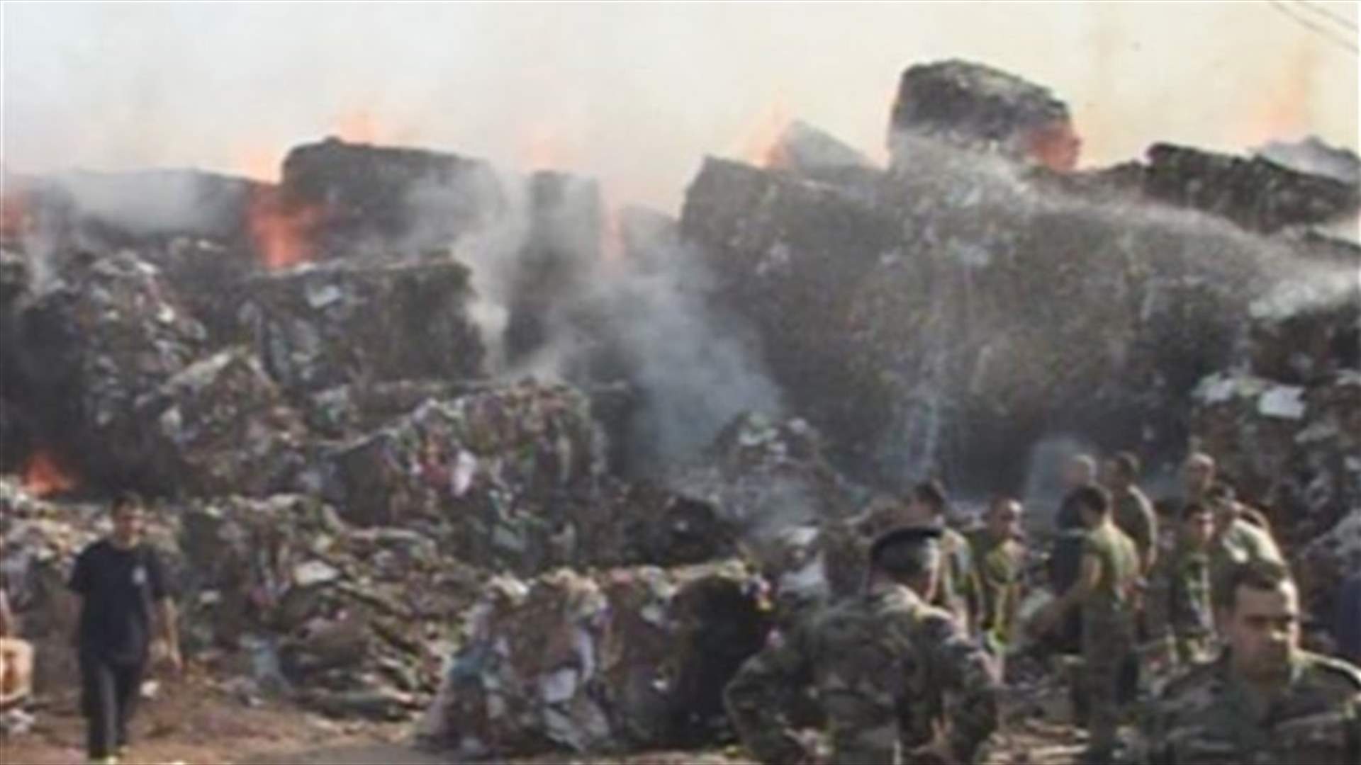 Huge fire erupts in paper warehouse in Choueifat