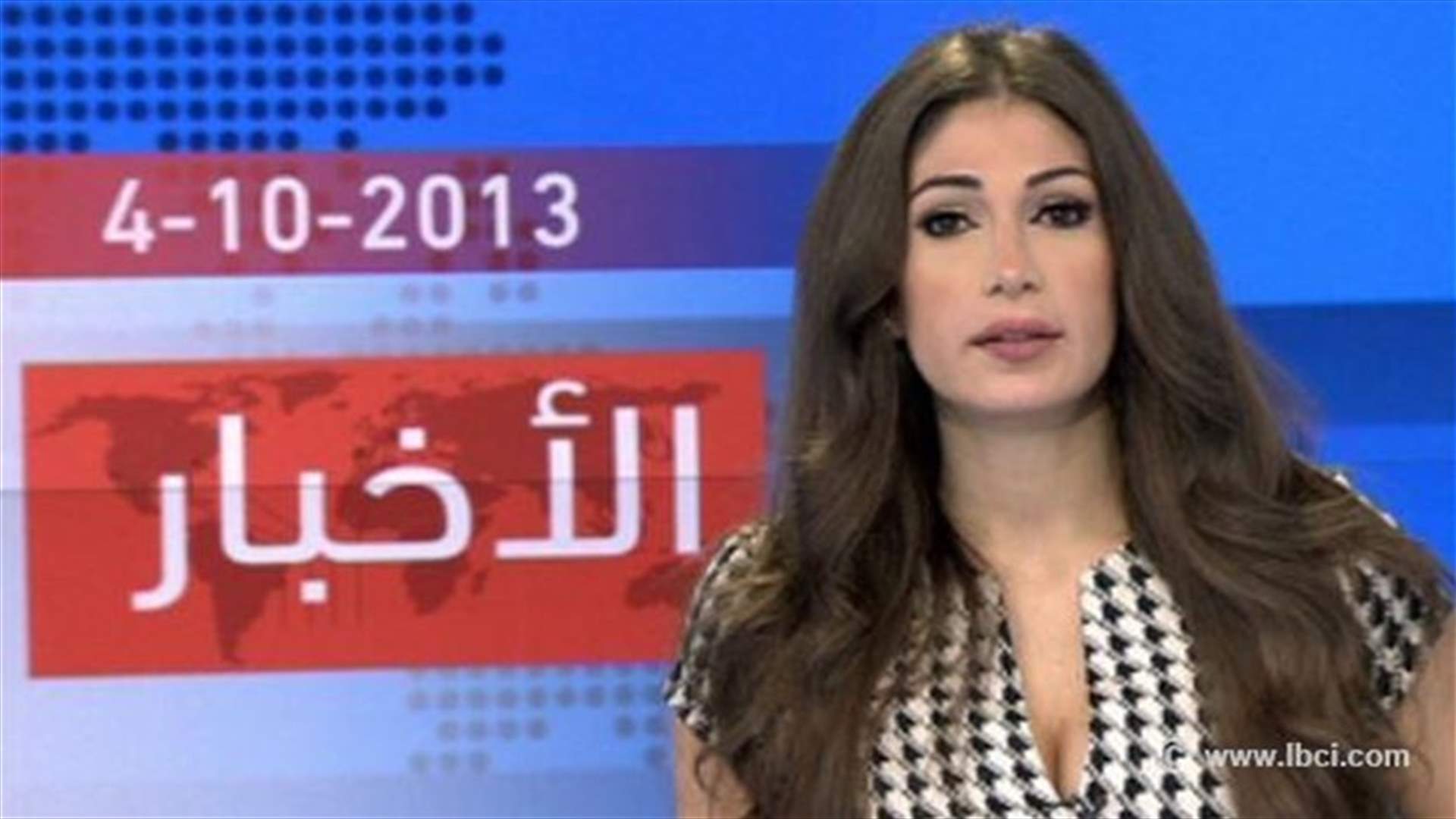 مقدمة النشرة المسائية 4-11-2013