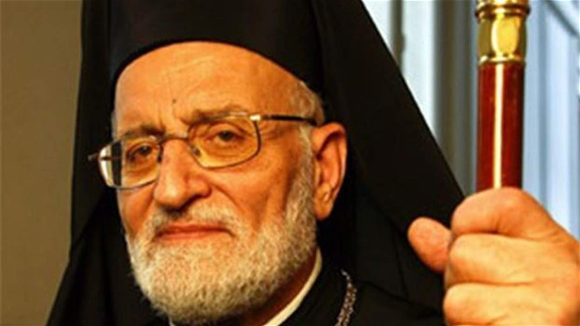 البطريرك لحام: نعيش حرب بلا حرب في لبنان 