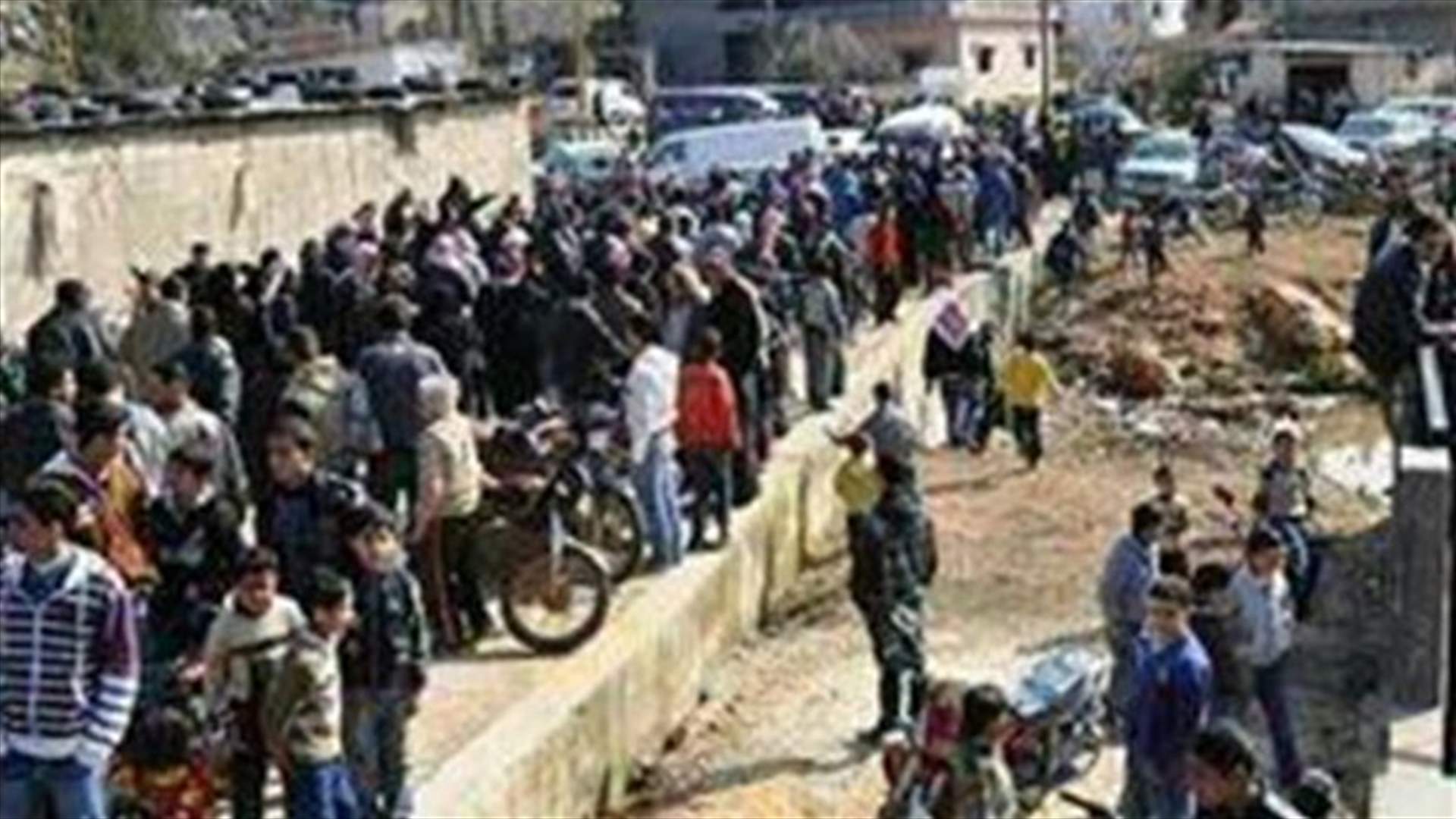 استمرار النزوح السوري من القلمون الى عرسال