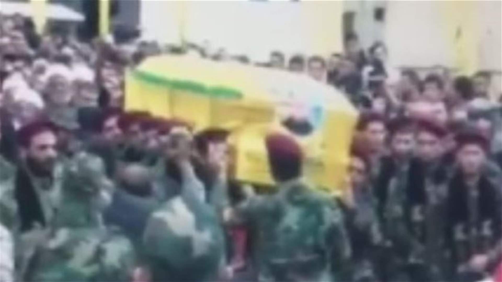 حزب الله شيّع احد مقاتليه في عين بعال قضاء صور 