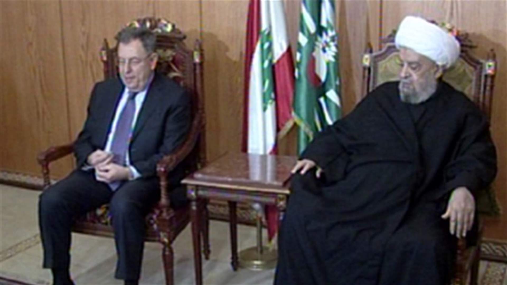 Siniora meets with Sheikh Qabalan