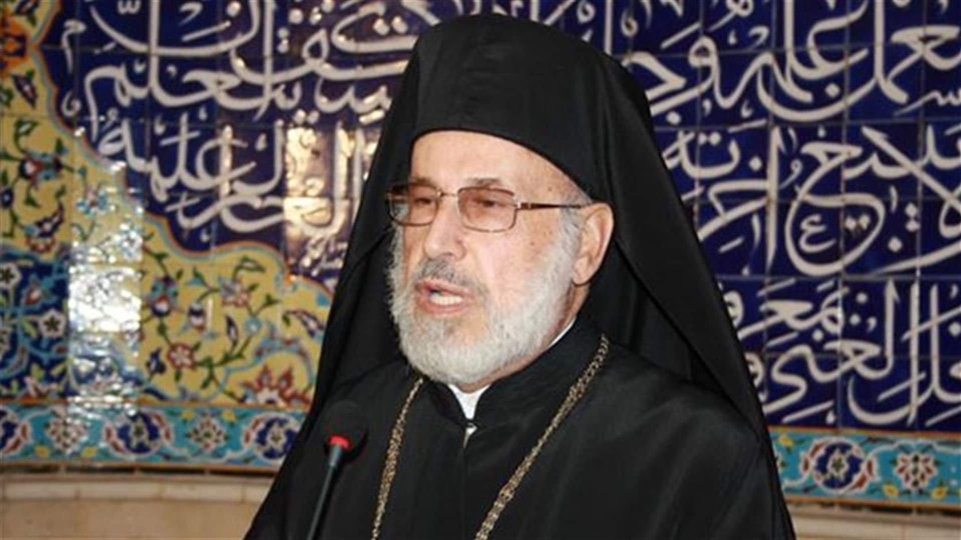 REPORT: Bishop Luca al-Khoury denies to LBCI calls on Christians to defend Syrian churches
