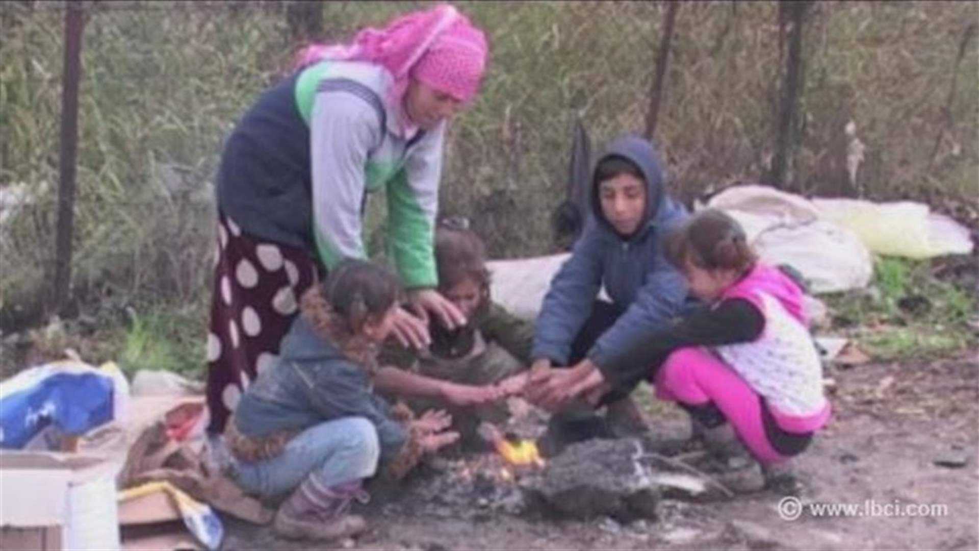 REPORT: Refugees in West Bekaa prepare for the storm that will hit Lebanon