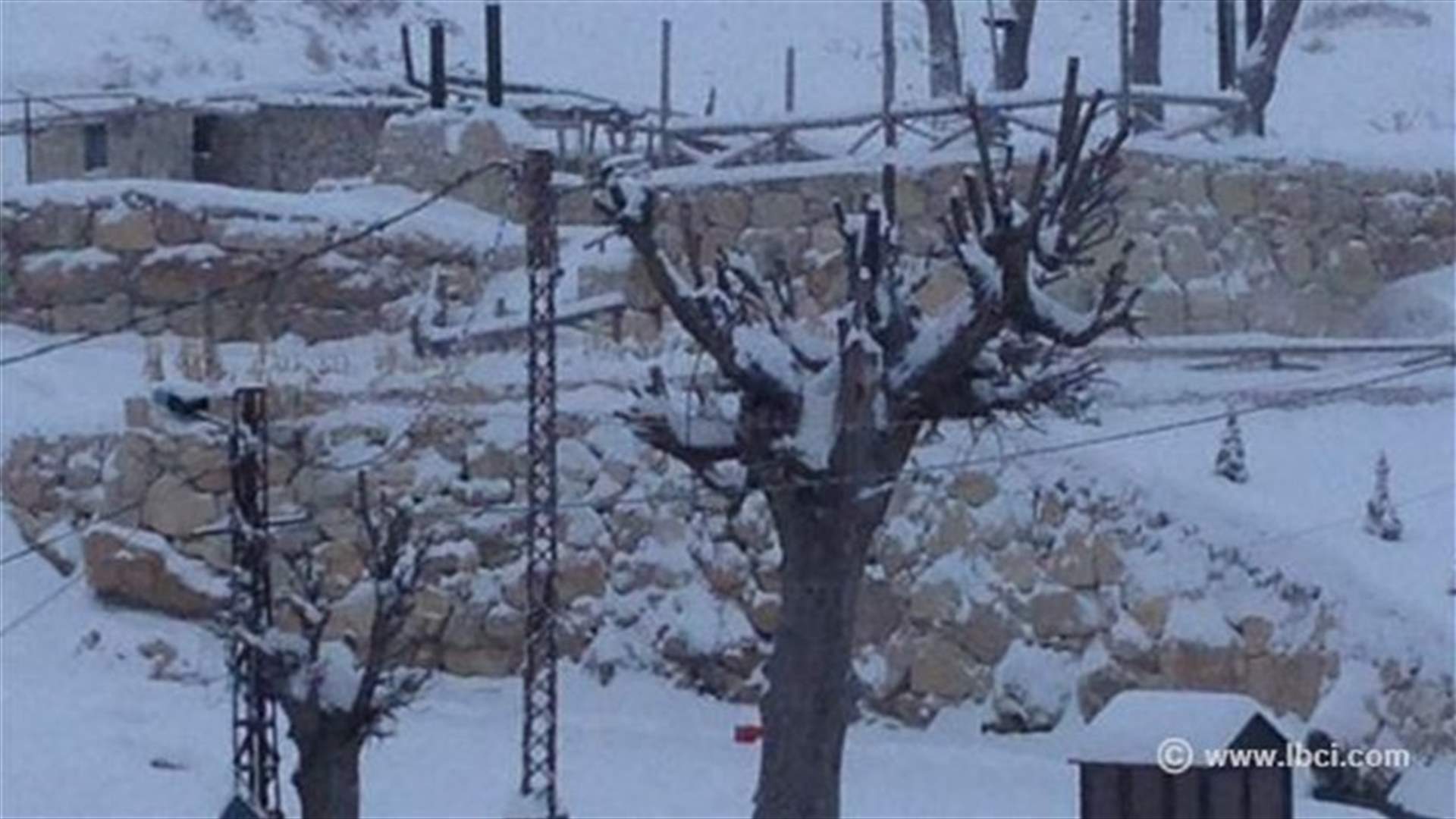 REPORT: Alexa storm blocks various Lebanese roads, snow witnessed at 500 meters