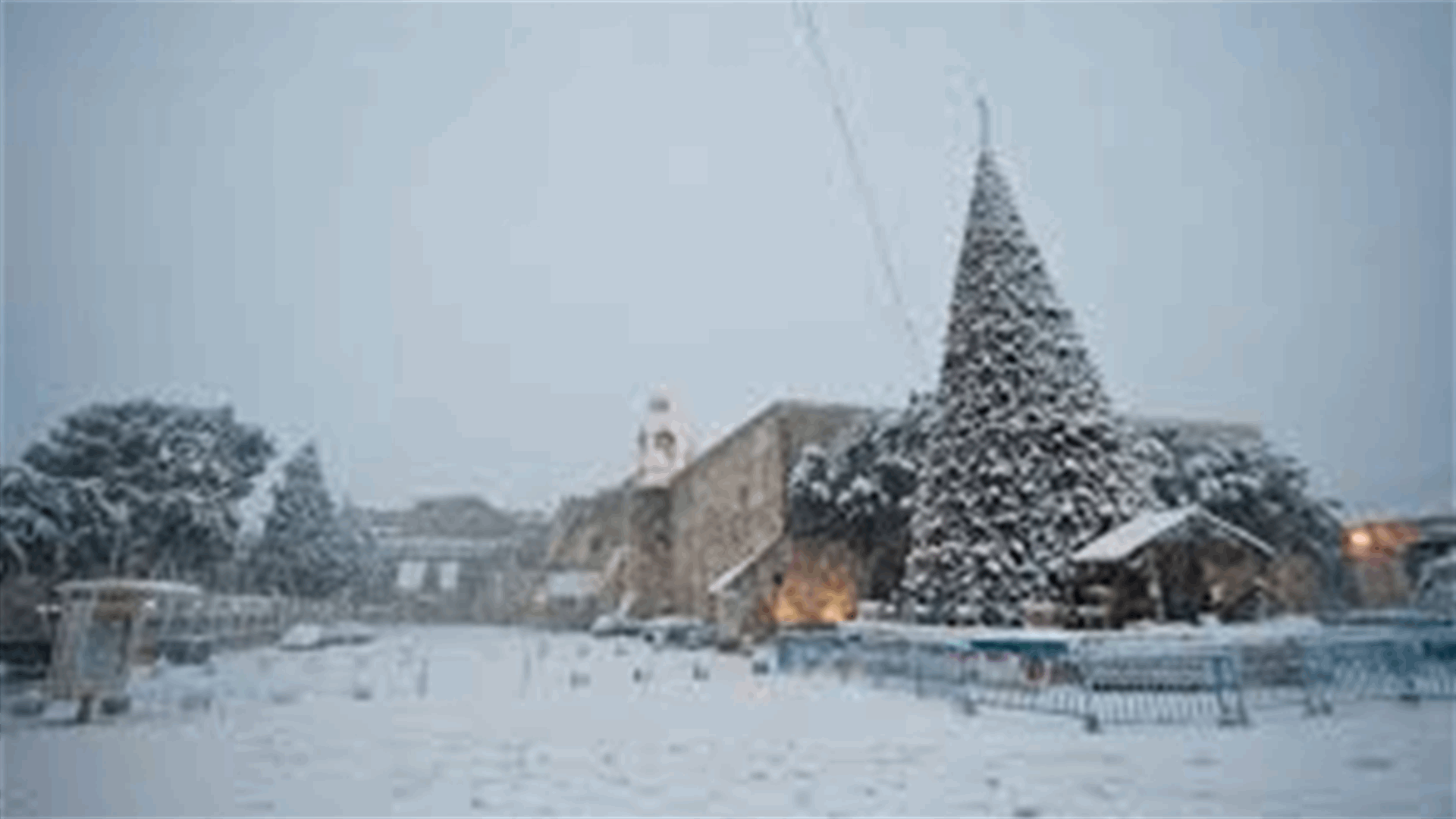 Early snow surprises Israelis, Palestinians