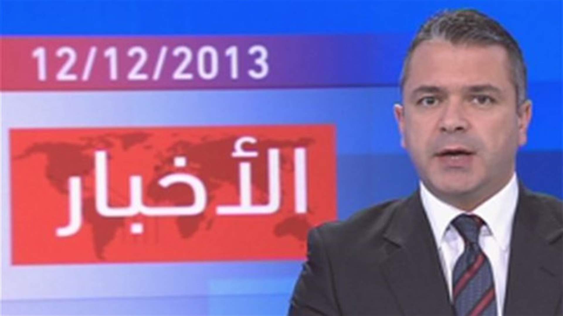 Introduction to the evening news 12-12-2013