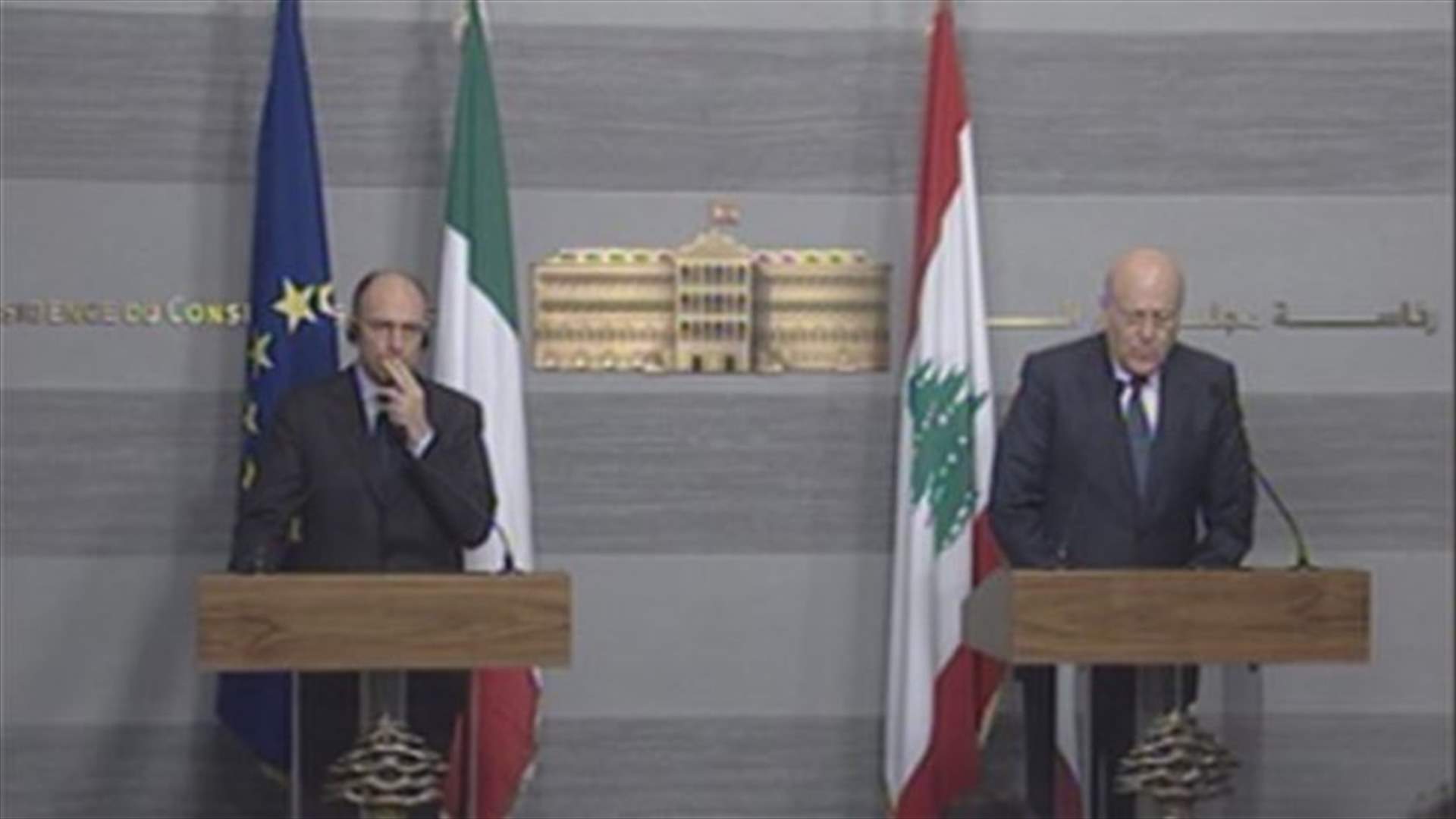 Italian PM Letta: Italy to level up aid to Syrian refugees in Lebanon 