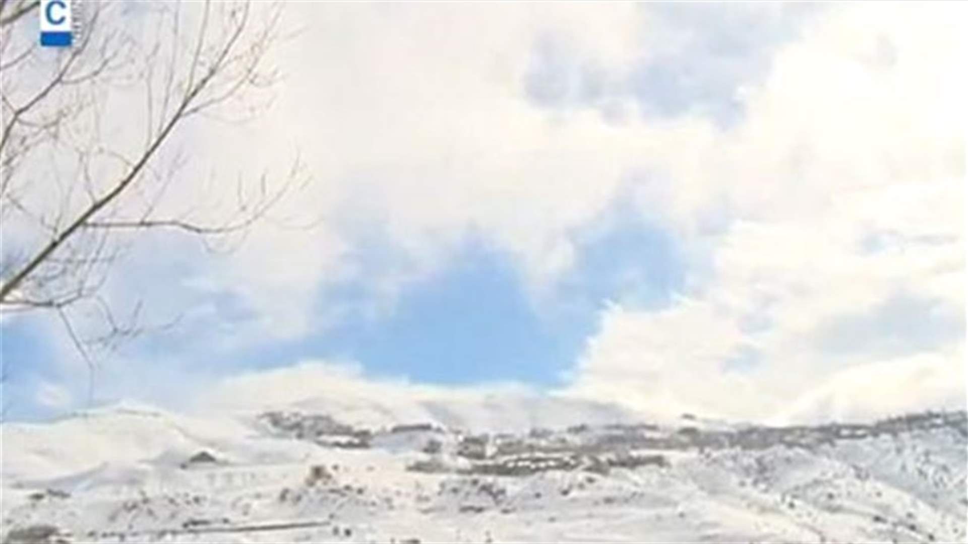 REPORT: Snowfall blankets Lebanese areas amid winter storm