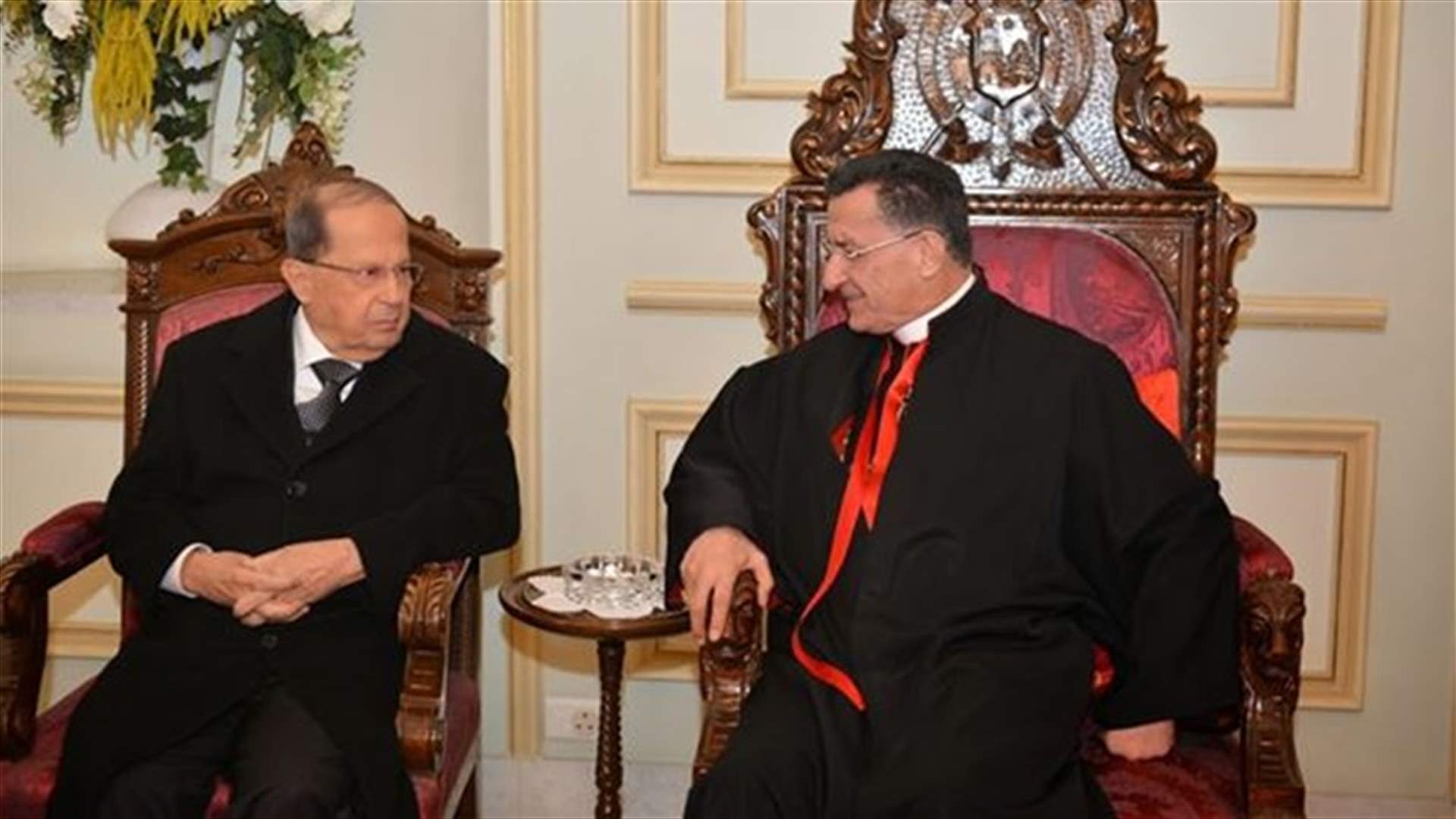 MP Aoun meets Patriarch Rai, discusses electoral law