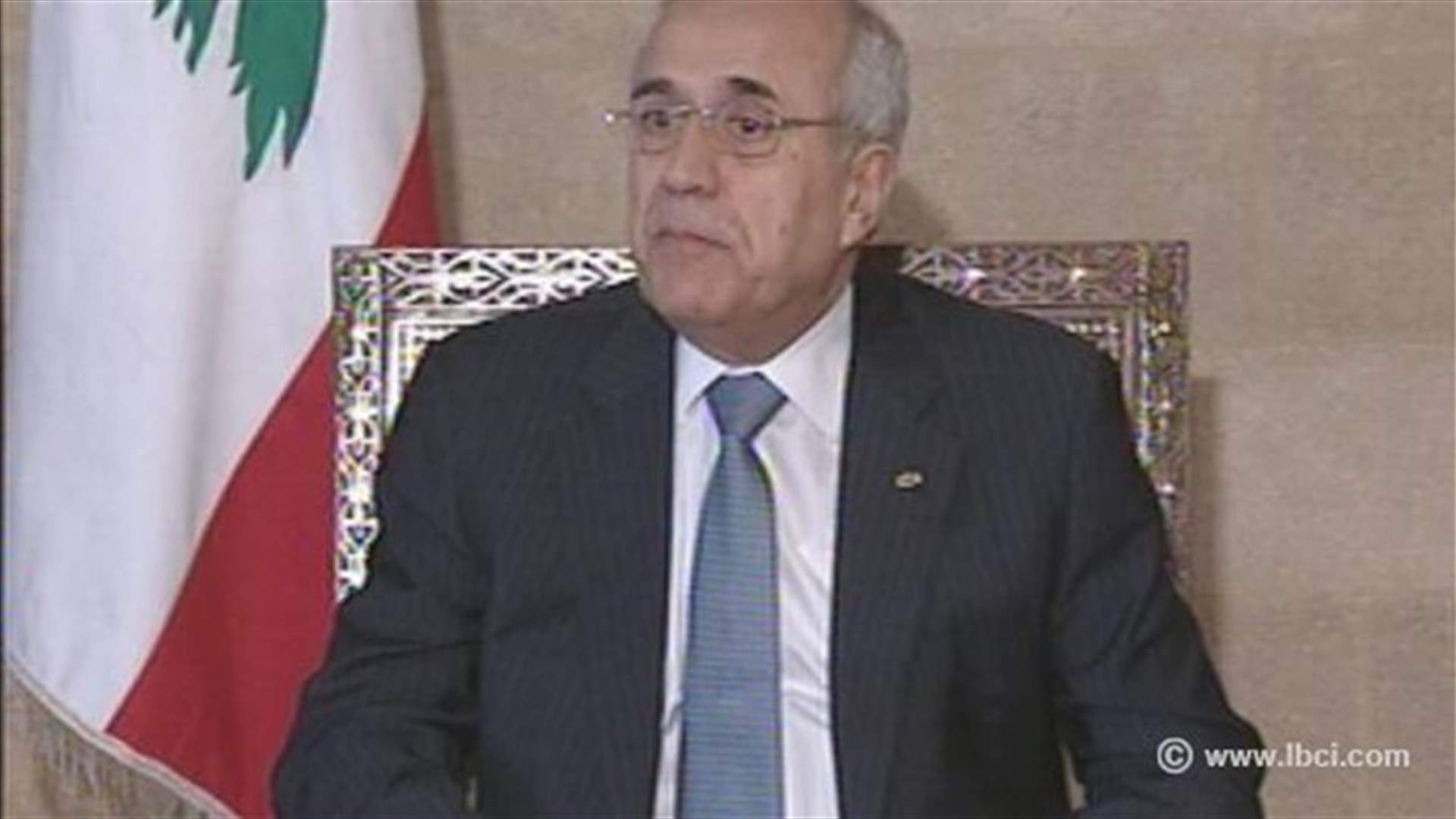 President Sleiman calls on judiciary "not to surrender to pressure"