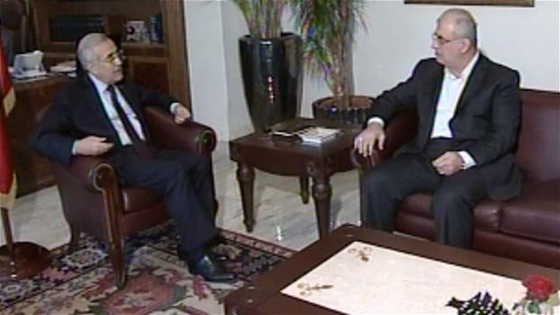 رعد في بعبدا...وسليمان يدعو للنظر الى مصلحة الوطن