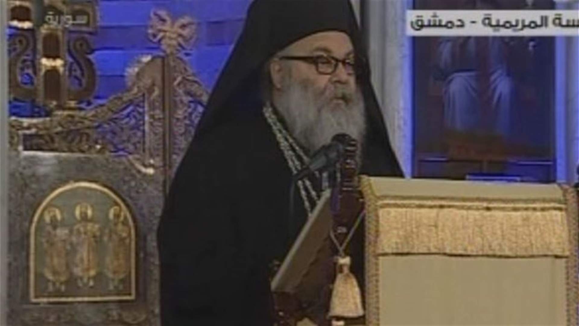 Patriarch al-Yaziji: Peaceful dialogue only solution for Syrian crisis