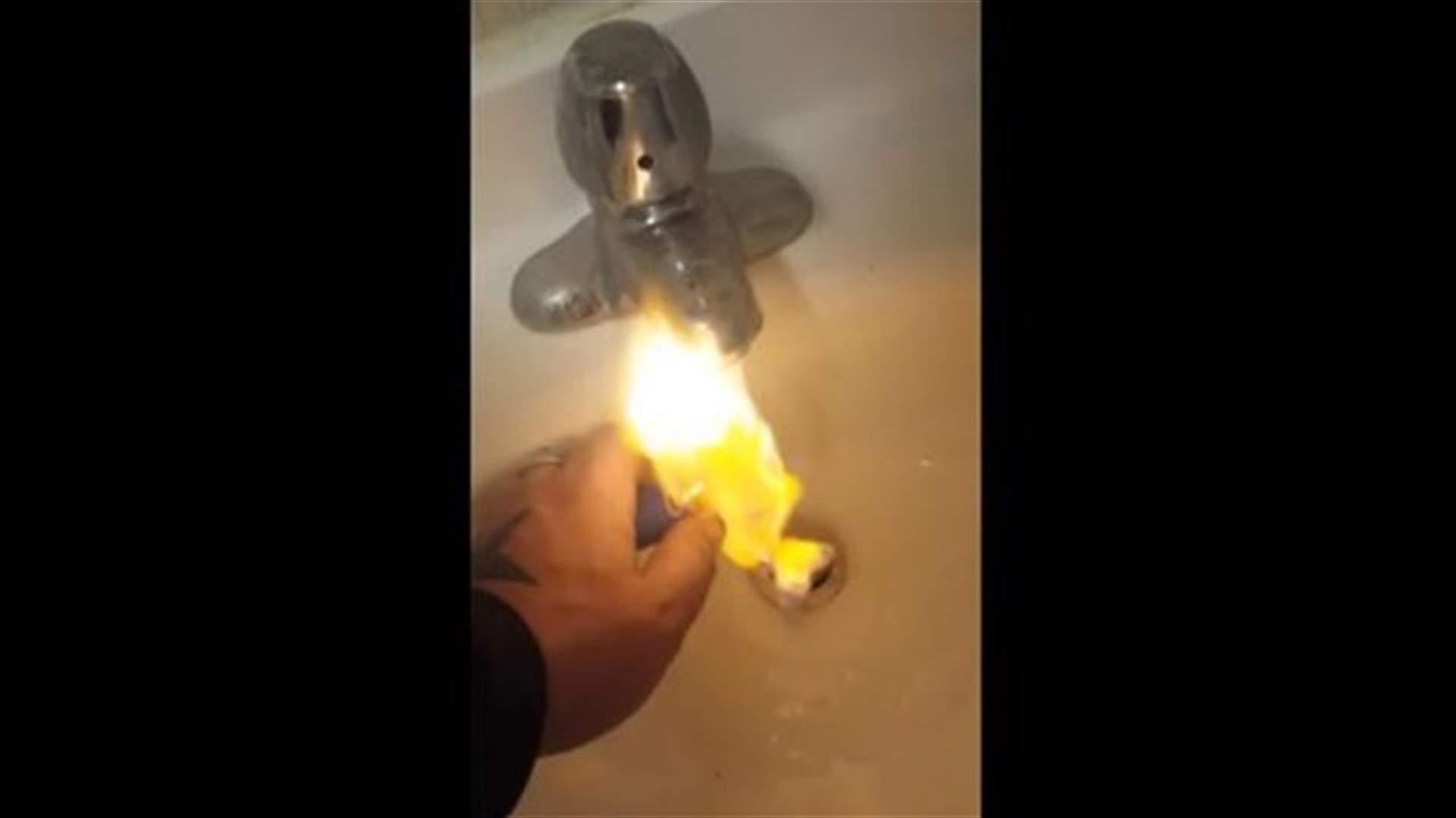 Man sets water on fire on YouTube video 