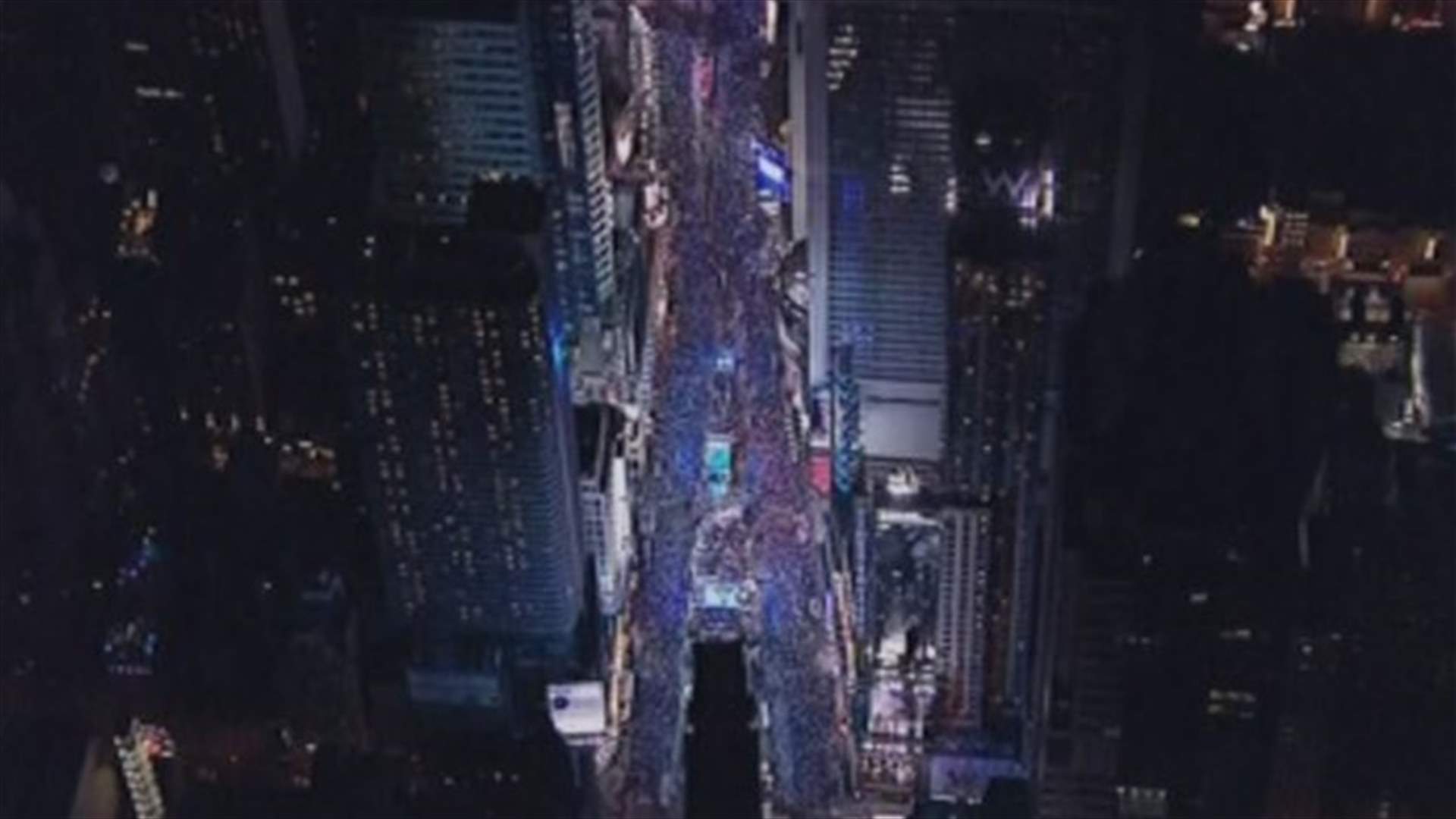 Ball drops in NYC's Times Square, ushering in 2014