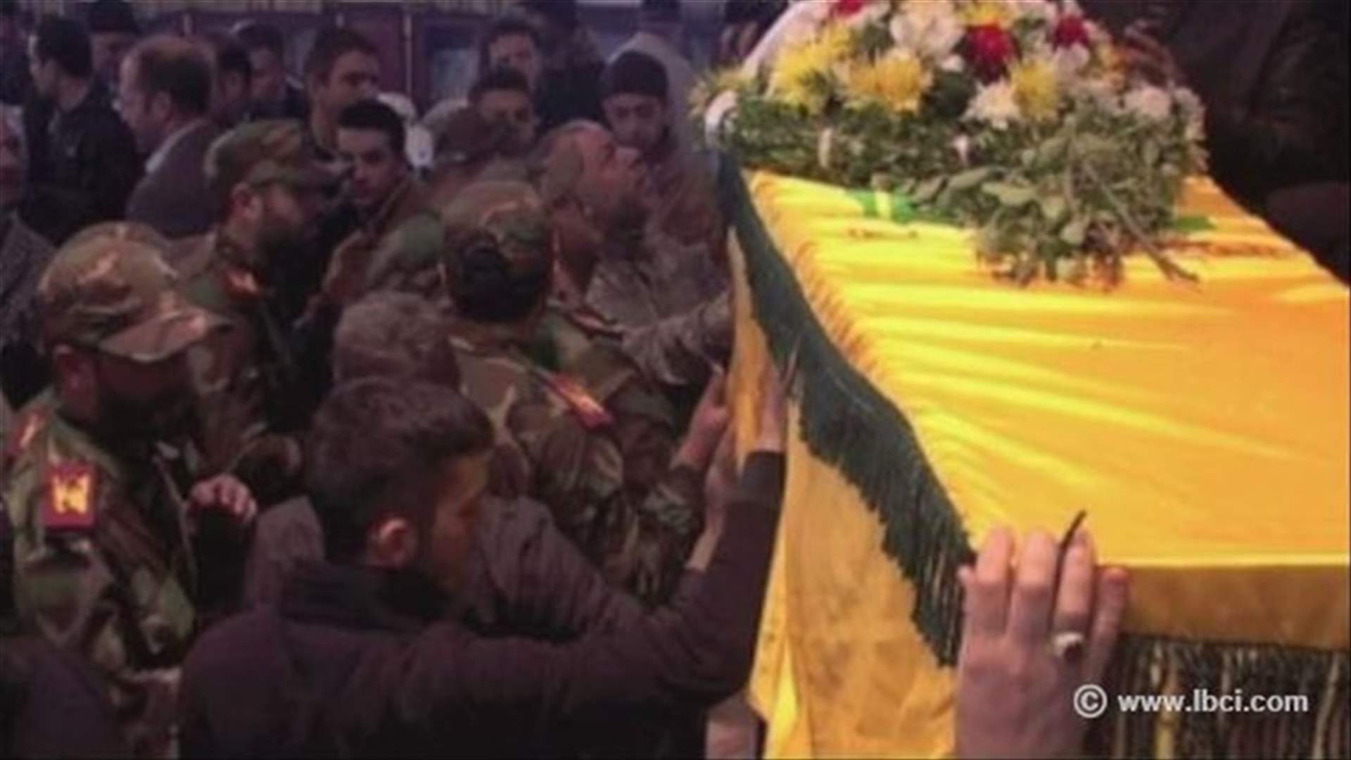Funeral held for Hezbollah commander in Lebanon's Baalbek