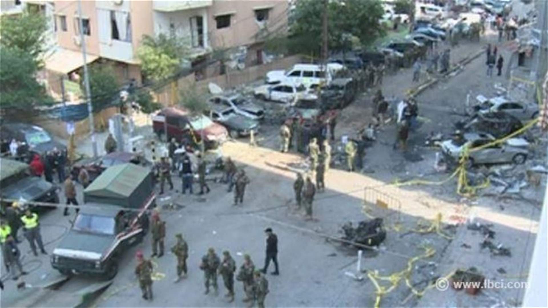 تفجير حارة حريك ألحق اضراراً مادية بعدد من المباني المحيطة