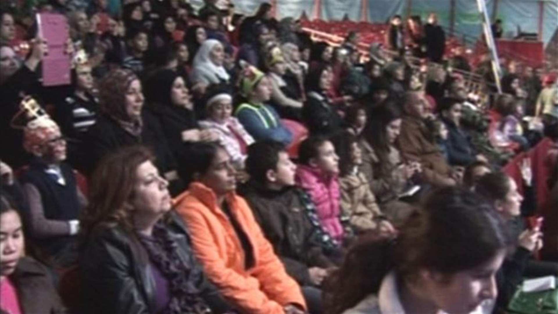 700 طفل من أبناء شهداء الجيش حضروا سيرك "أتلنتيس"