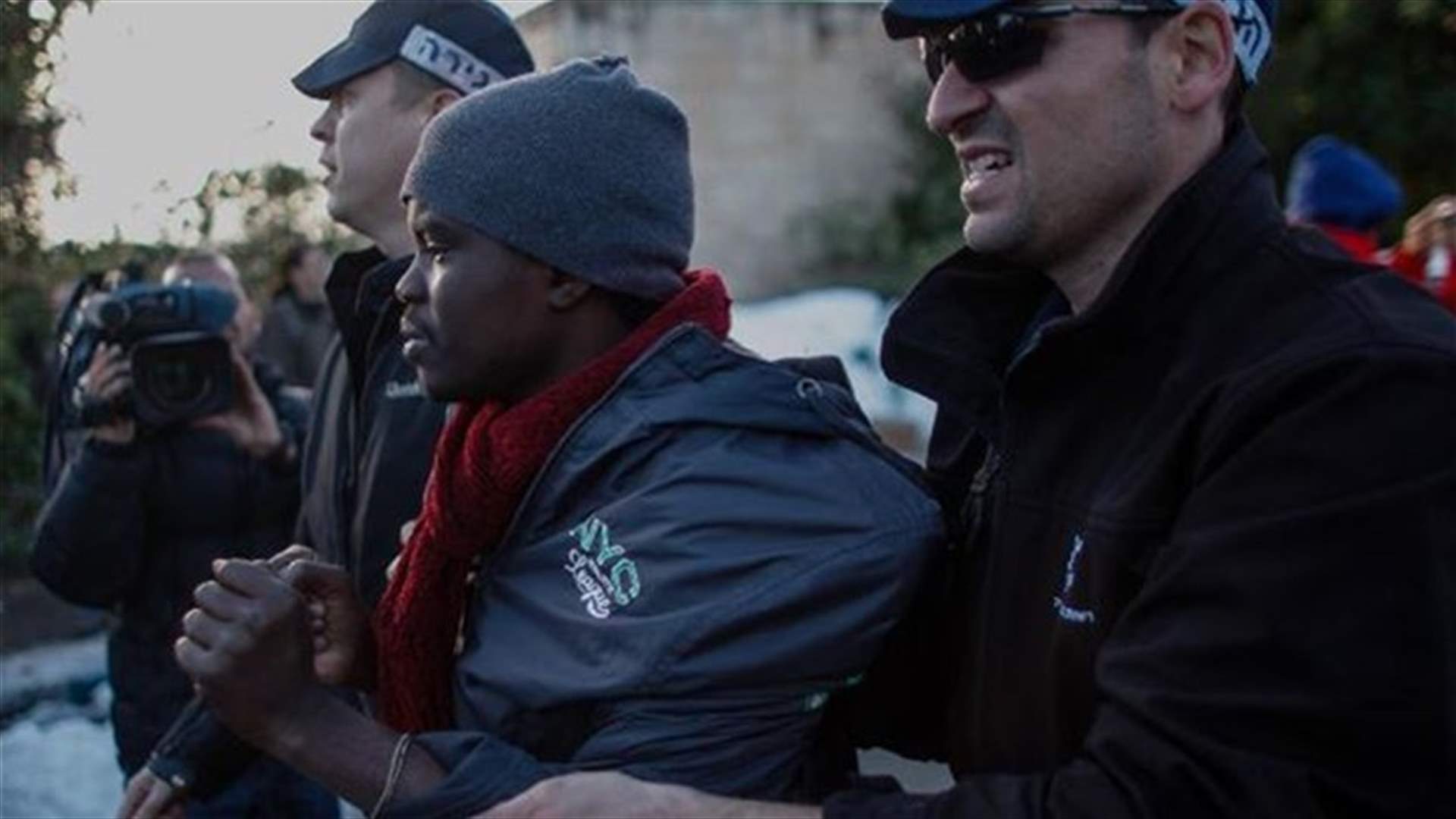 African migrants protest outside Israel parliament           