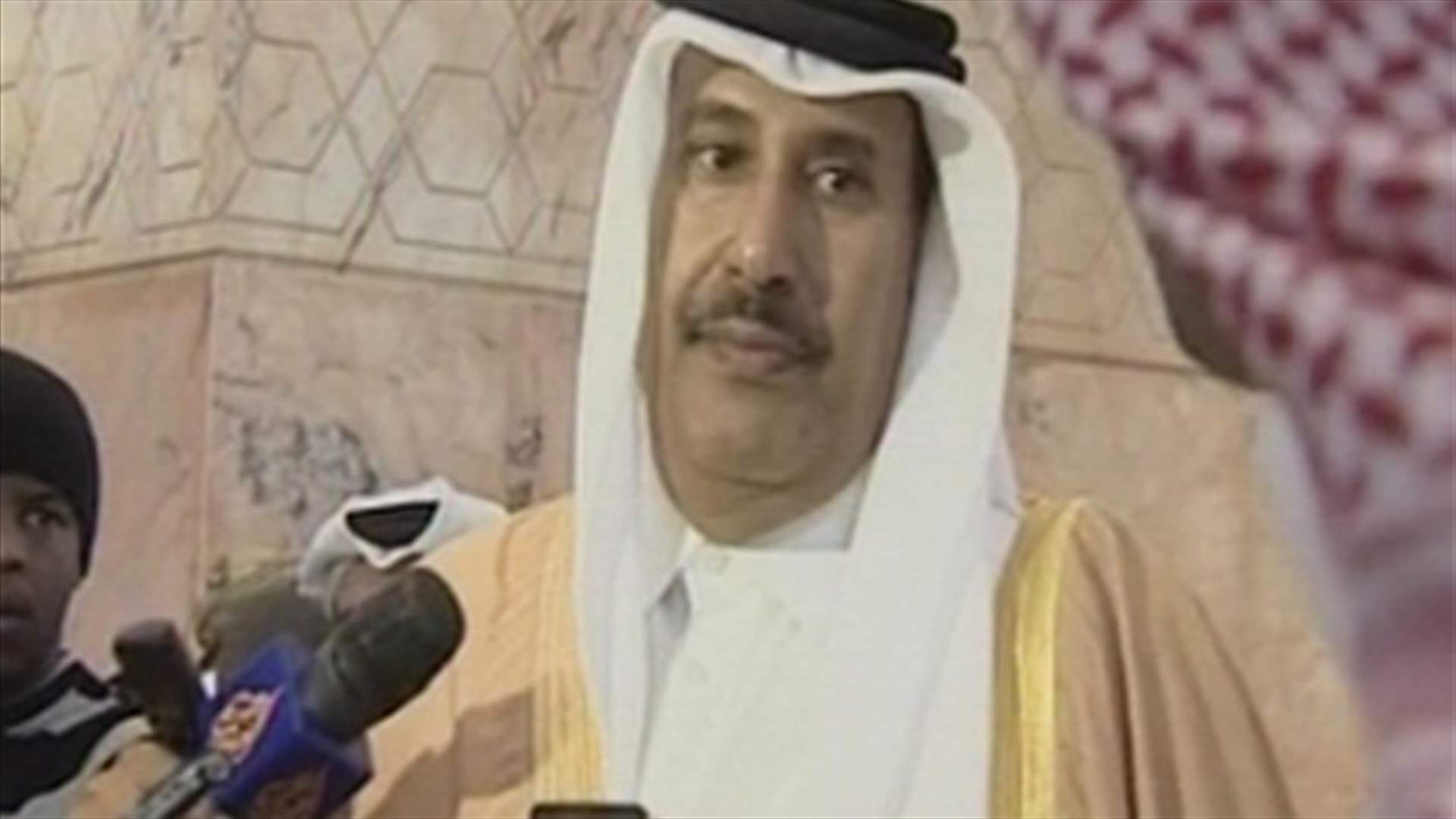 حمد بن جاسم : معلومات عن ان الاسد سيوقع على بروتوكول الجامعة