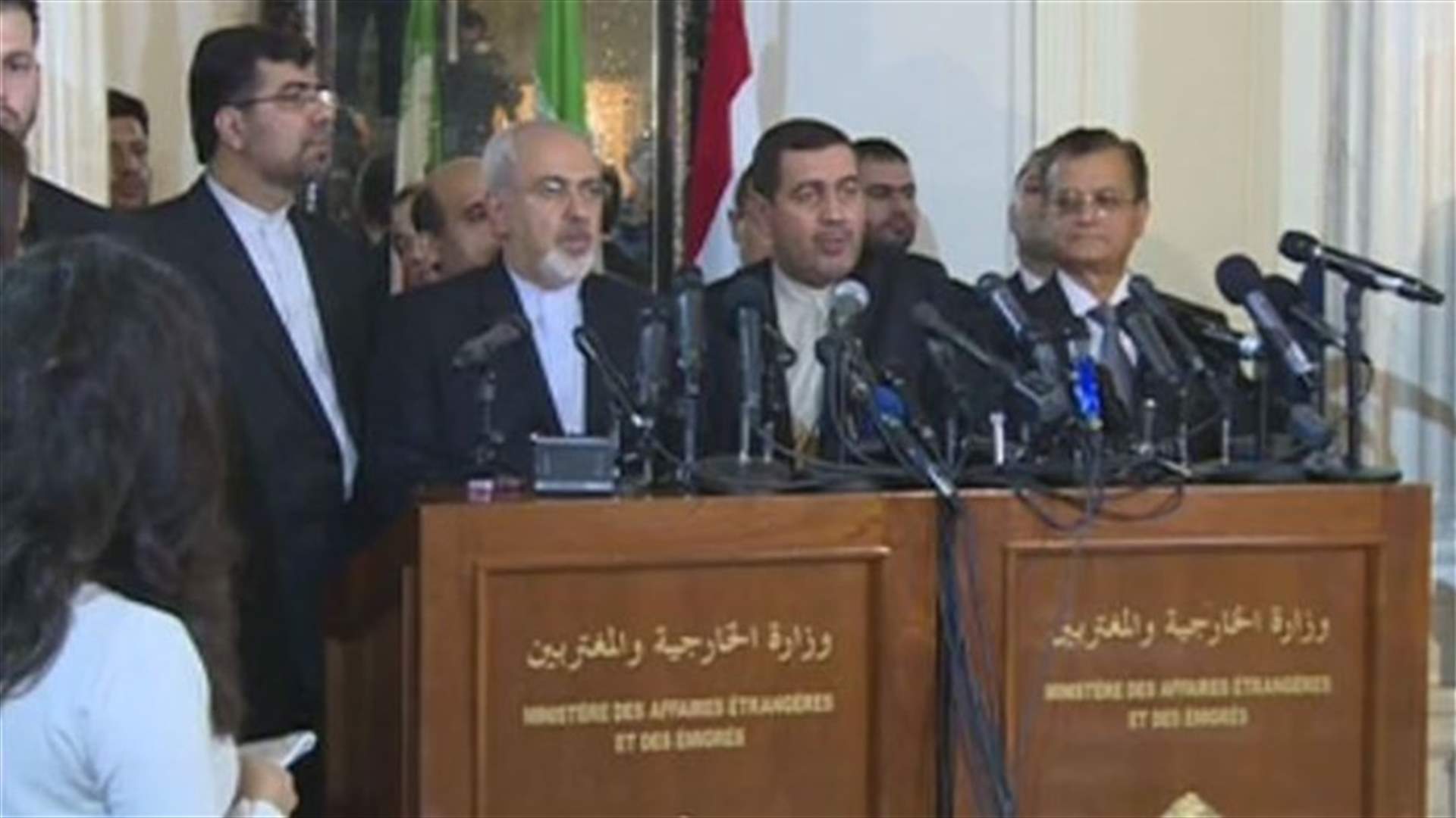 REPORT: Mansour after meeting with Zarif: Political dialogue sole solution for Syrian crisis
