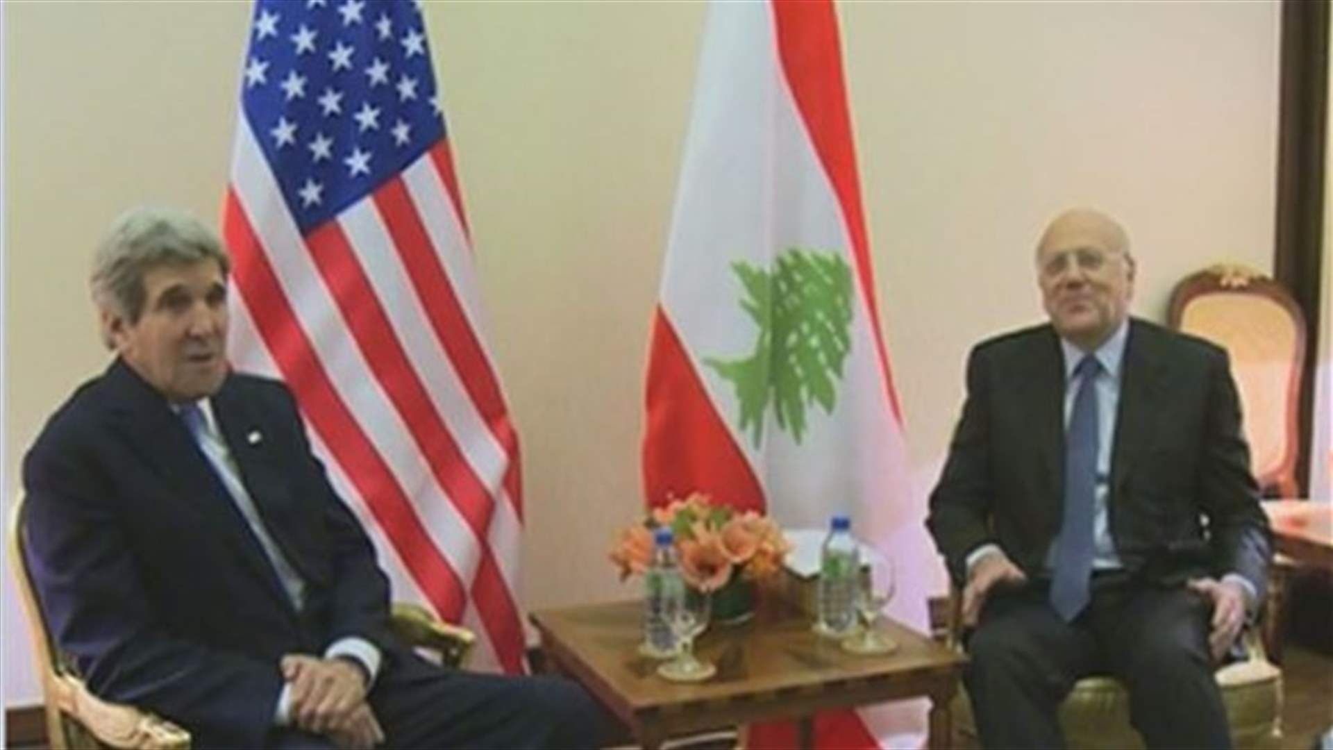 سلسلة لقاءات لميقاتي في الكويت...كيري: قدمنا 76 مليون دولار للبنان