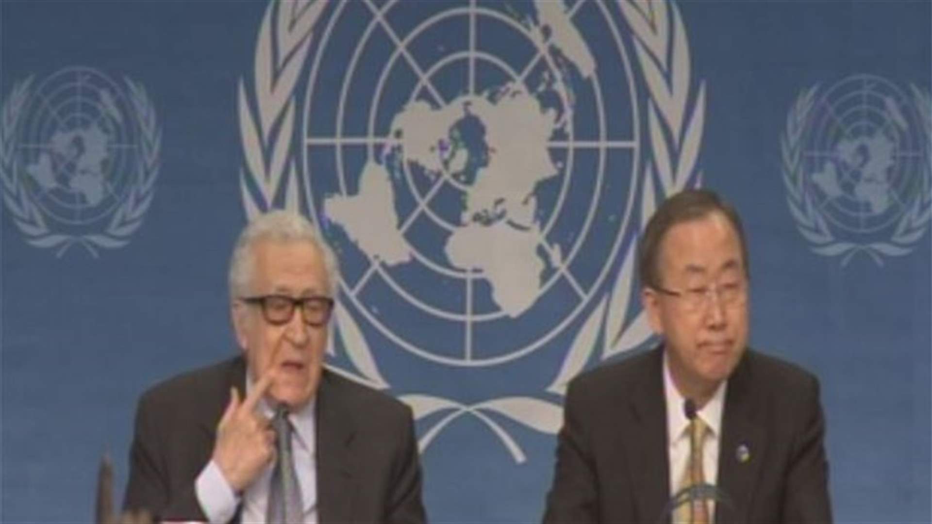 Brahimi says both Syrian sides ready to discuss aid, prisoner swaps