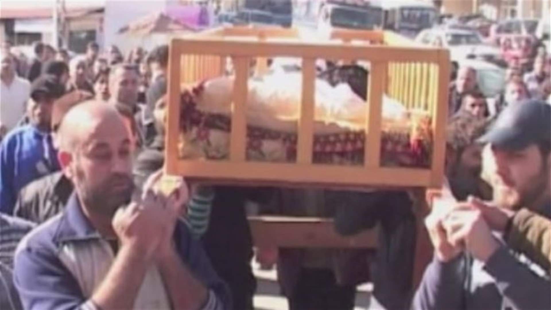 تشييع الناشط في كتائب عبدالله عزام ابراهيم ابو معيلق