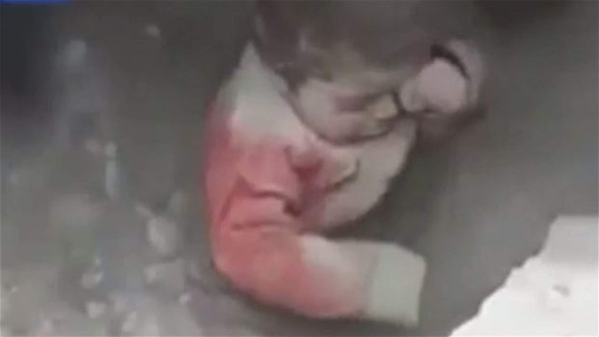 REPORT: Toddler pulled alive from under rubble in Syria