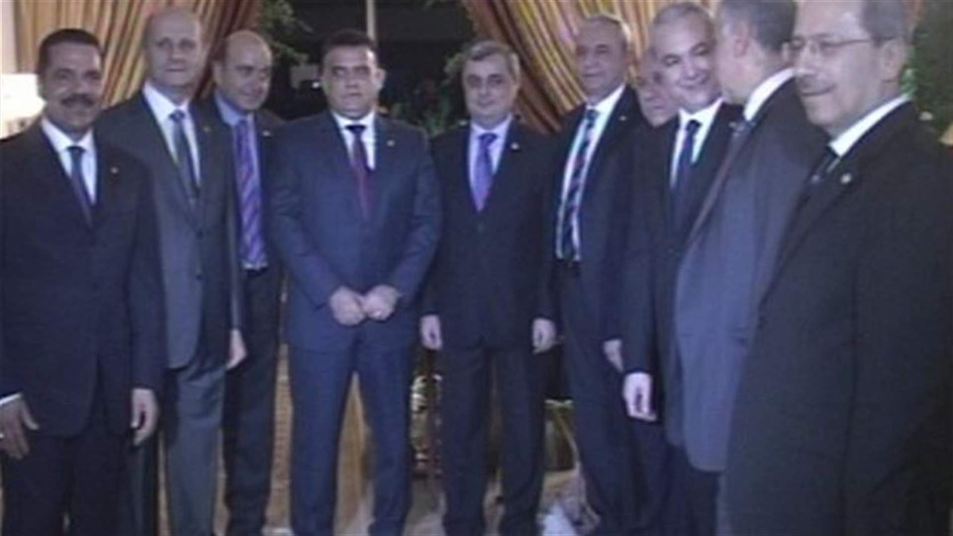 تكريم رئيس مؤسسة الانتربول وامينها العام في دارة المر