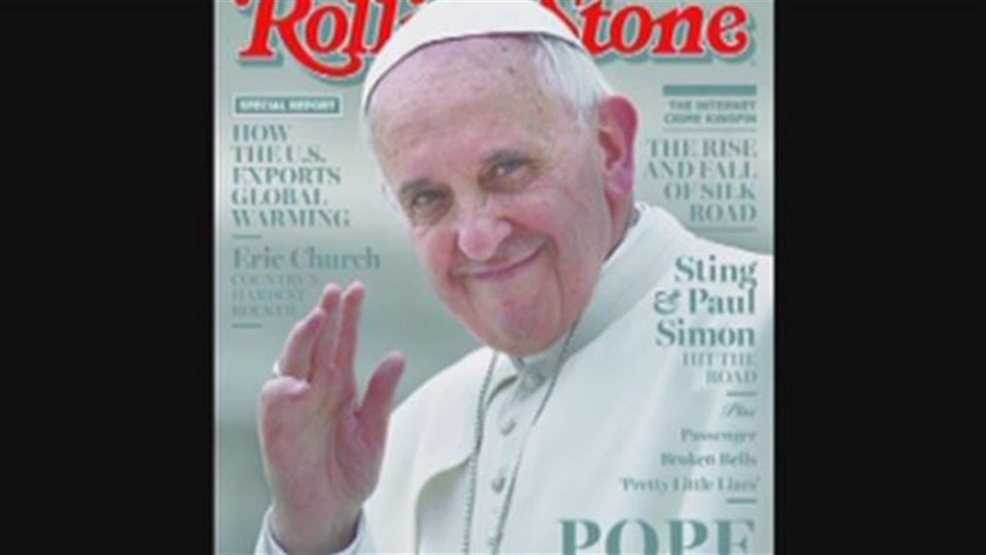 REPORT: Pope Francis makes cover for Rolling Stone 