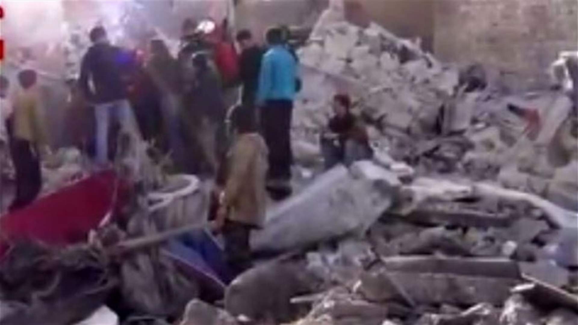 Report: Syria government has razed neighborhoods