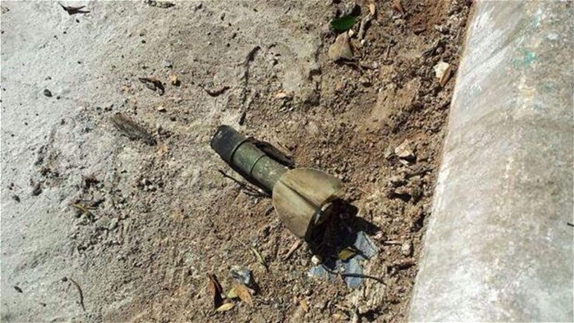 إنفجار قذيفة هاون قديمة العهد في الطيونة 
