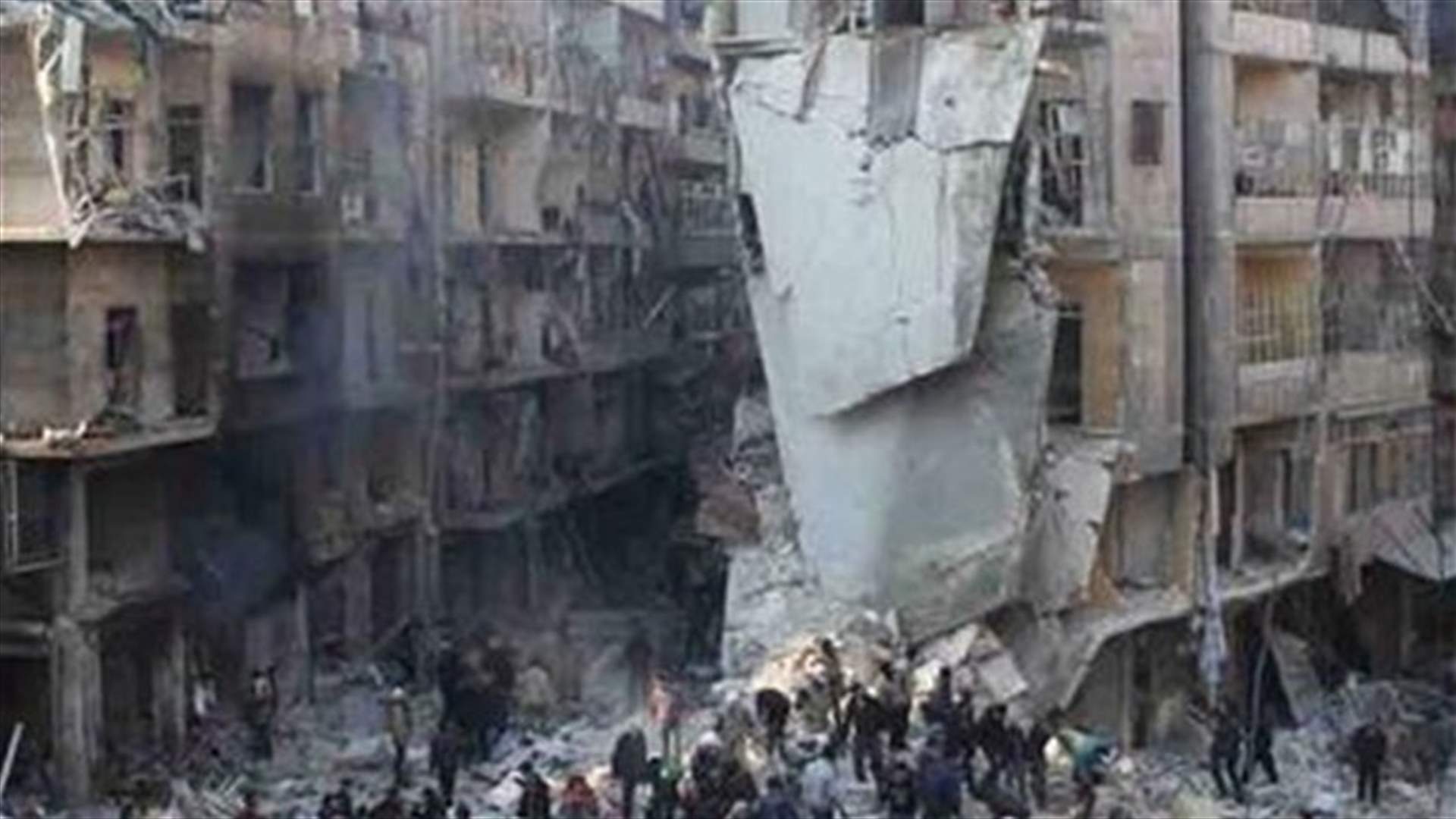 Syrian regime bombards Homs with barrel bombs