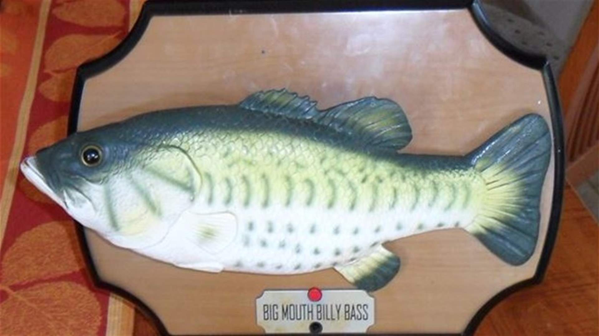 Would-be burglar apparently scared by singing fish