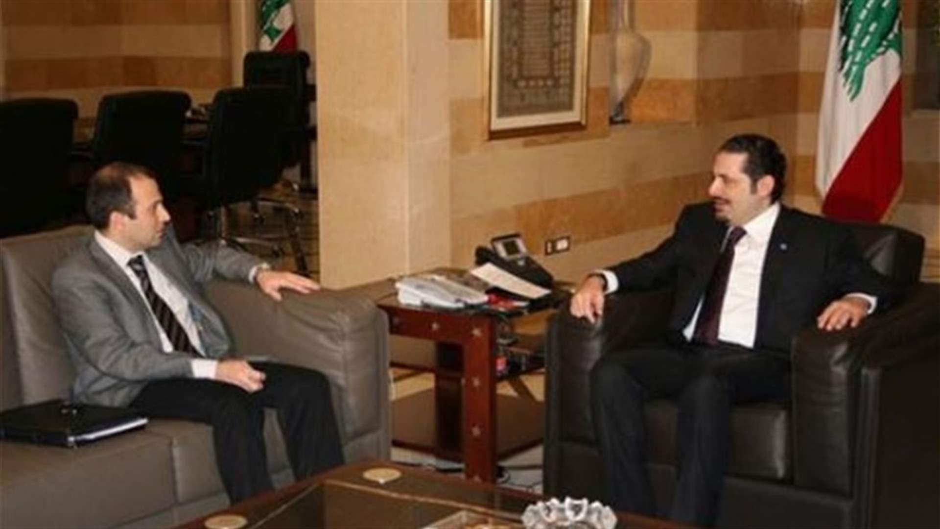 مصادر الحريري وباسيل تنفي للـ LBCI حصول أي لقاء بينهما في دبي 
