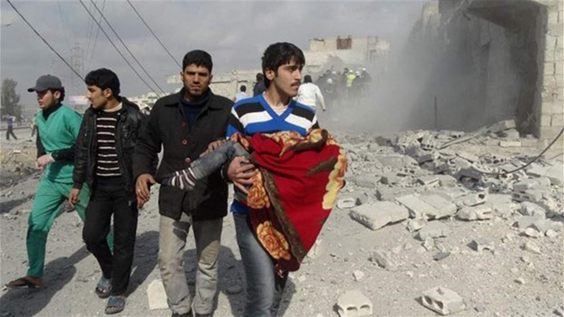 Barrel bombs attack kills 11 in Syria's Aleppo