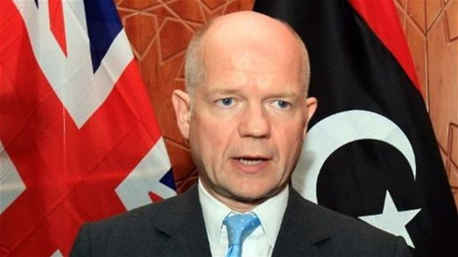 Britain's Hague says UK will continue to support Lebanese authorities