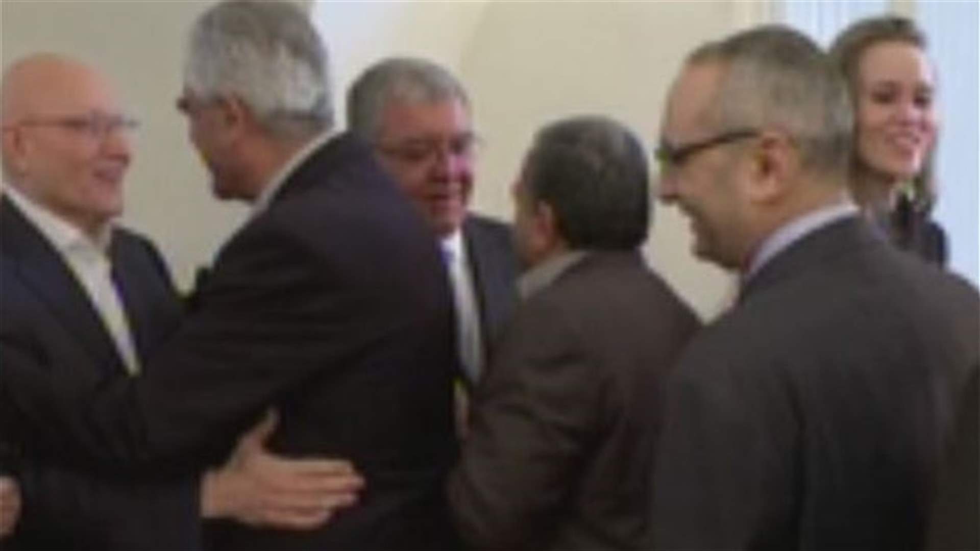 PM Salam receives well-wishers at his residence in Msaytbeh 