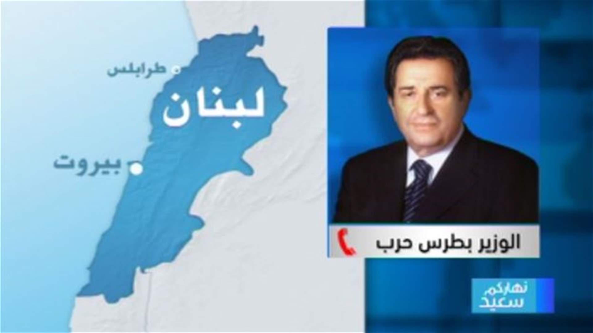 Telecommunication Minister Harb: "People-Army-Resistance" formula no longer viable